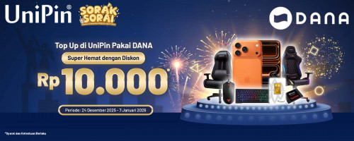 Diskon Spesial Akhir Tahun dari DANA! Top Up Jadi Lebih Hemat Rp10.000!